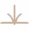Ekena Millwork Redmond Smooth Timber Gable Bracket, Douglas Fir, 96"W x 64"H x 5 1/2"D x 5 1/2"F, 16/12 Pitch GBW096X64X0606RED00SDF - alternate 1